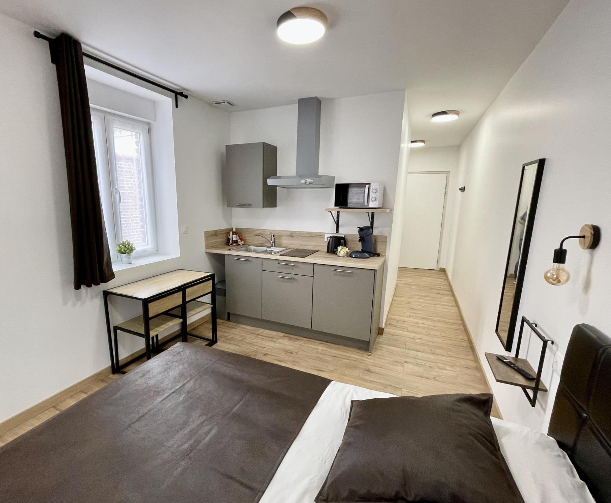 Appart Hotel Gambetta Lens Rum bild